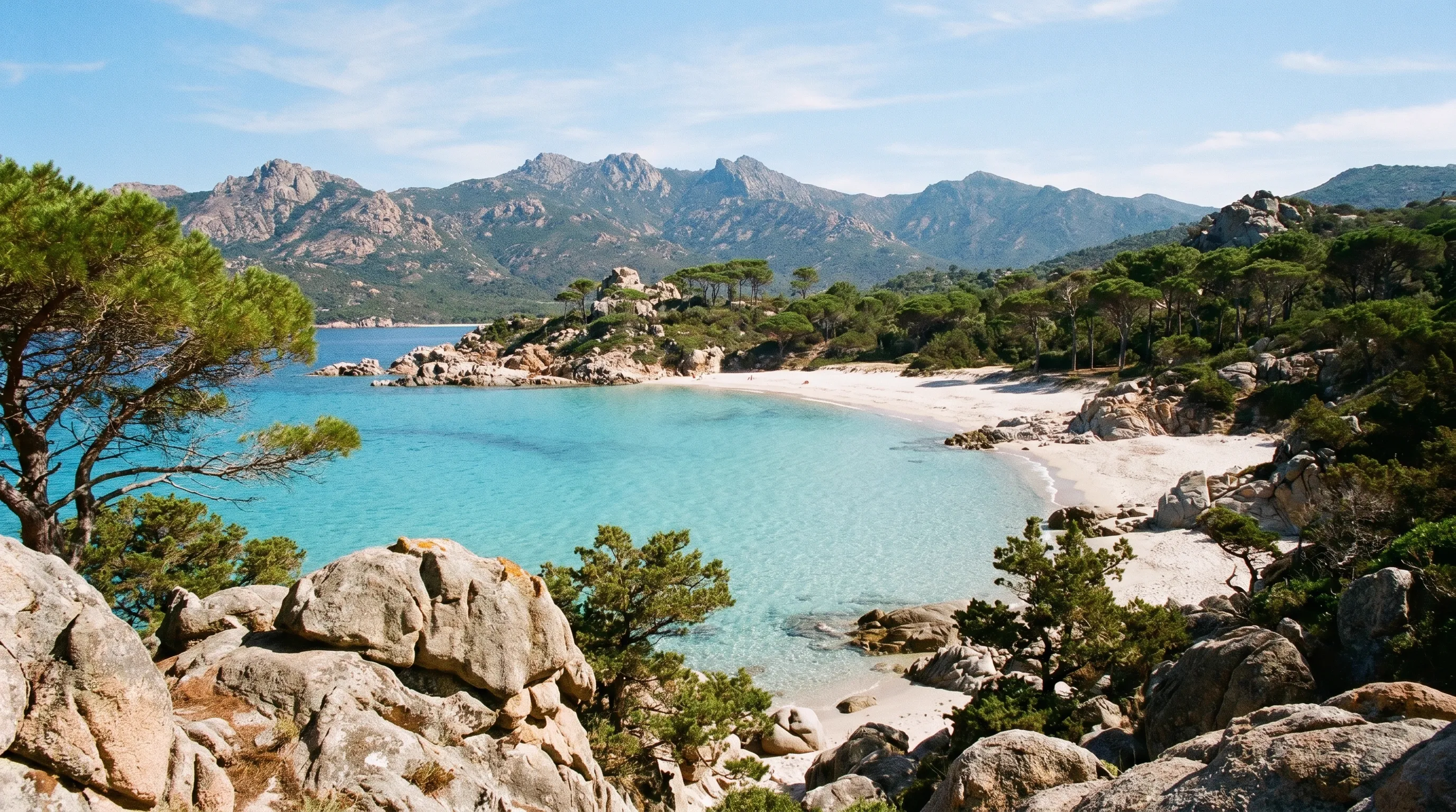 Port de plaisance de Propriano au matin